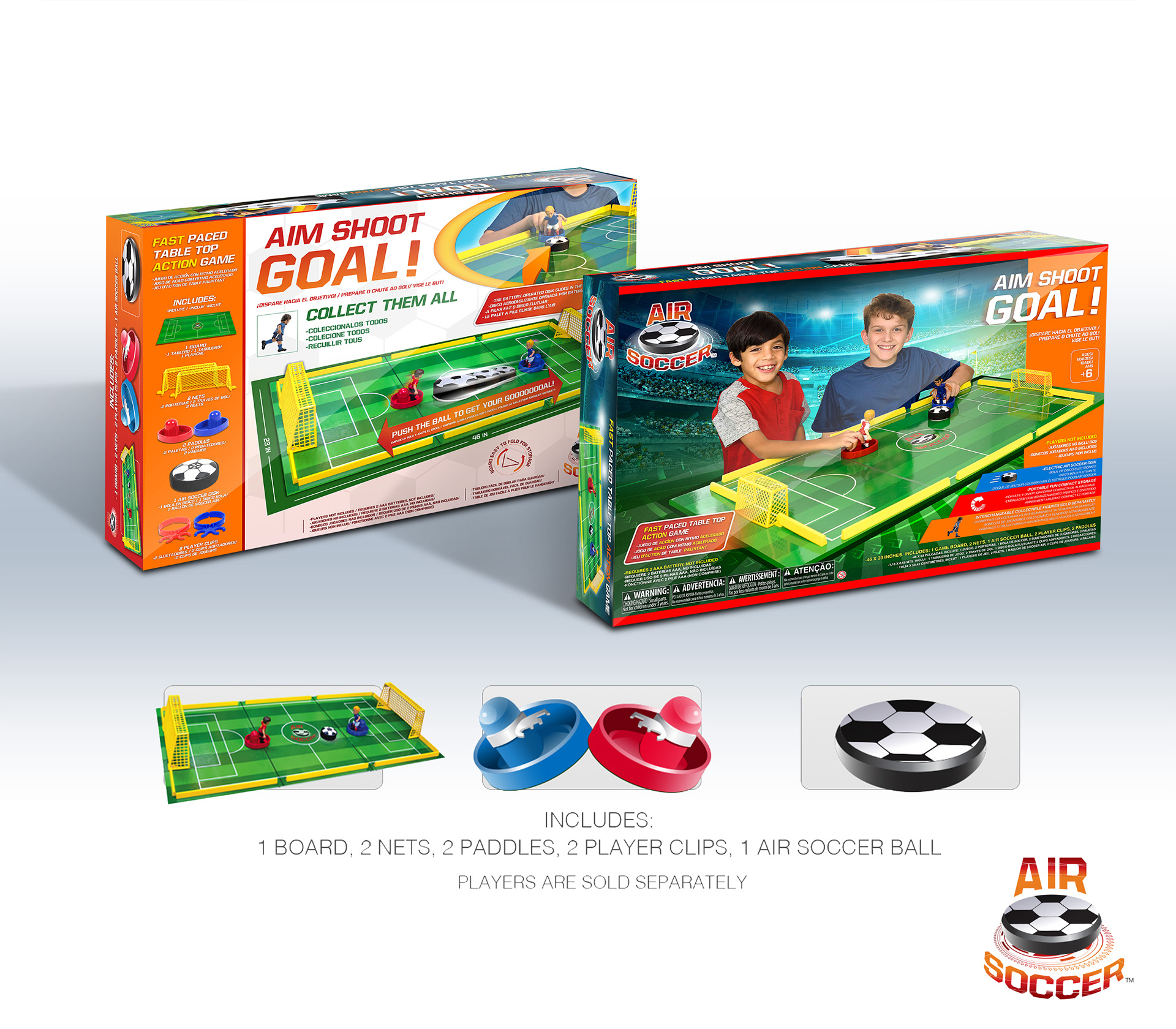 Air Soccer Game Packaging