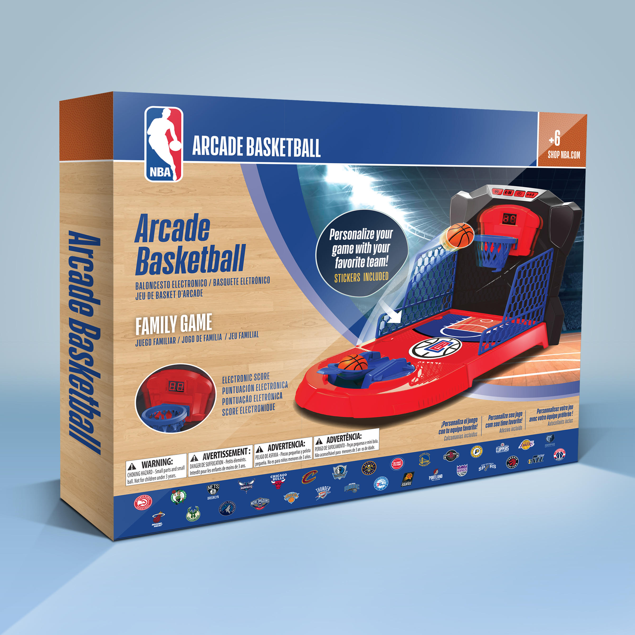 Packaging Design for a NBA Arcade Game