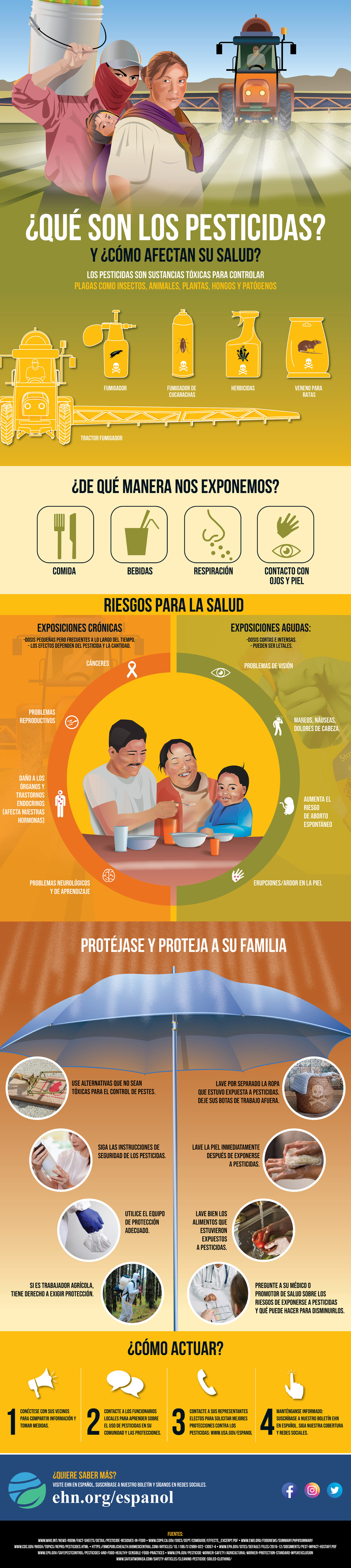 Infographic, Infografía pesticidas